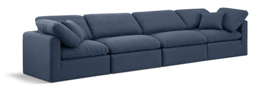 Indulge - Linen 4 Seat Modular Sofa