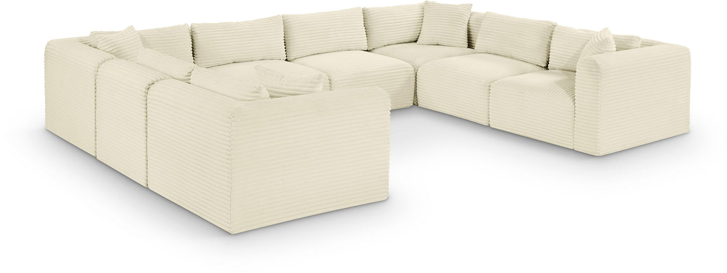 Shaggy - 8 Piece Modular U-Shaped Sectional