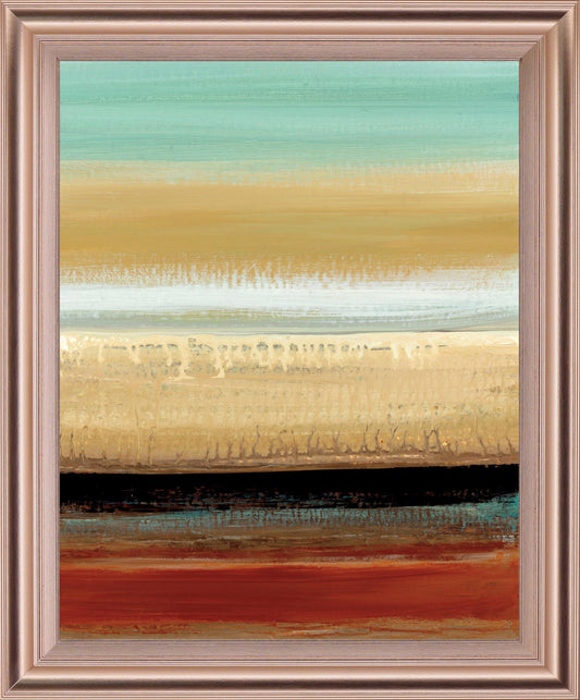 Amber Horizon - 28" x 34" Framed Wall Art
