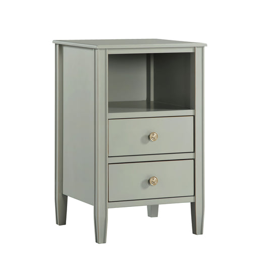 Winston - 2 Drawer Storage Nightstand