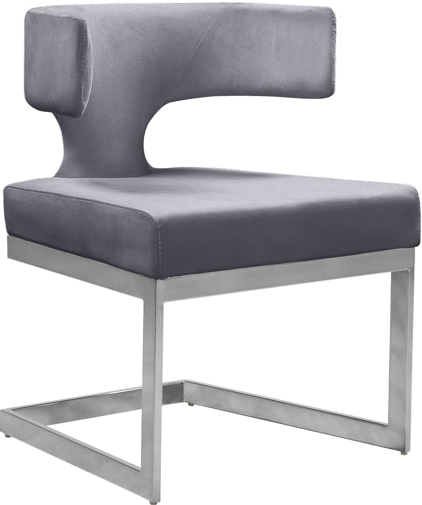 Alexandra - Dining Chair with Chrome Legs