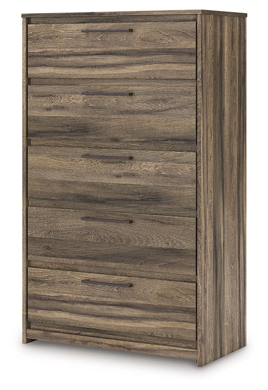 Elbrim - Five Drawer Chest - Brown