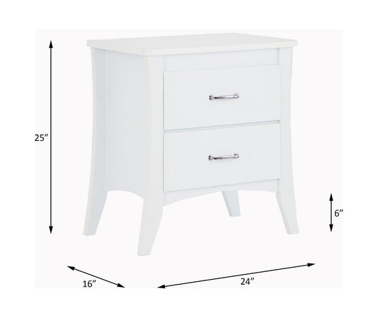 Babb - Accent Table - White