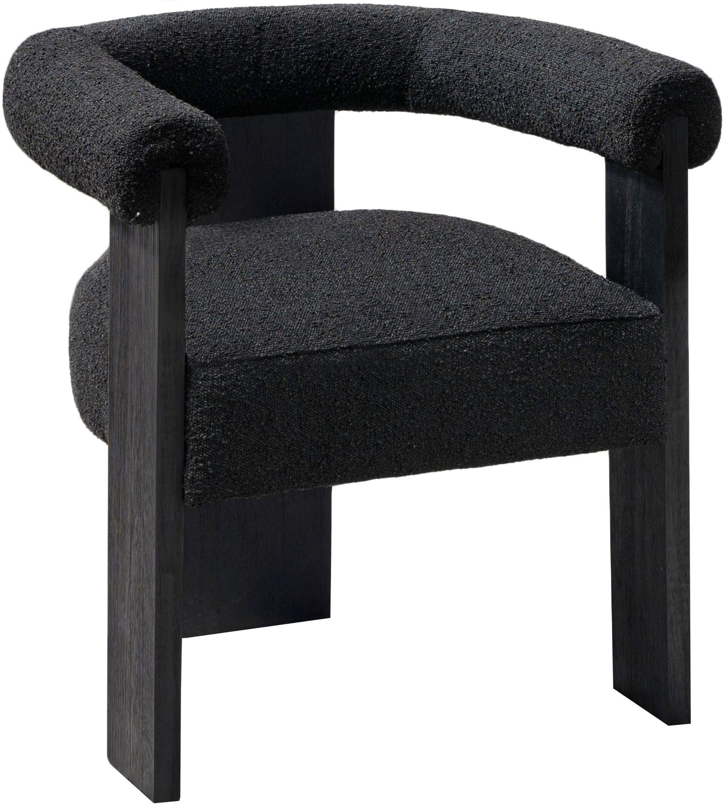 Barrel - Dining Chair - Black Legs
