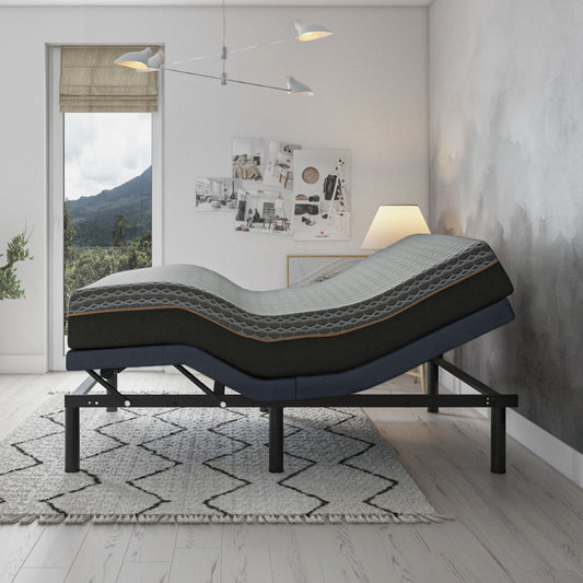 Copper Lux Hybrid - 14" Mattress With Copper Infused Contouring Memory Comfort Layer And Supportive Coil System