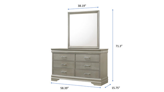 Amalia - Dresser - Silver