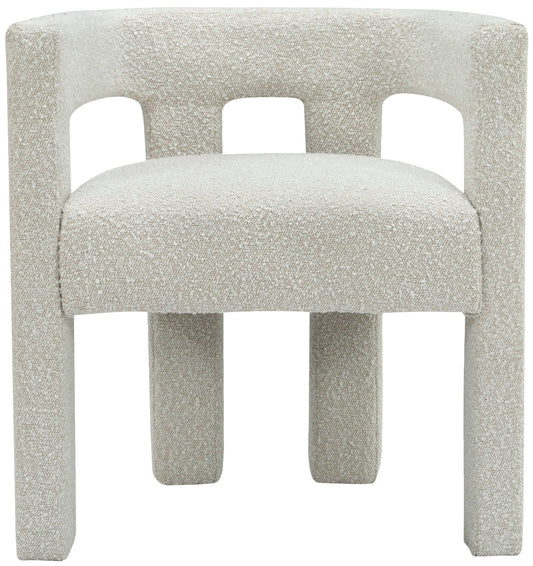 Athena - Boucle Fabric Dining Chair