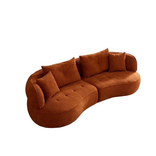 Modular Sofa, Durable Fabric, Solid Wood Frame, High Density Sponge Padding, Seating For 4