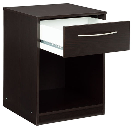 Finch - One Drawer Night Stand - Black