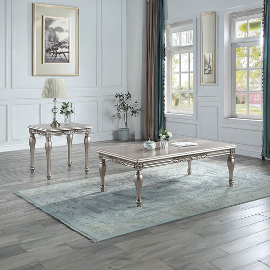 Pelumi - End Table - Platinum