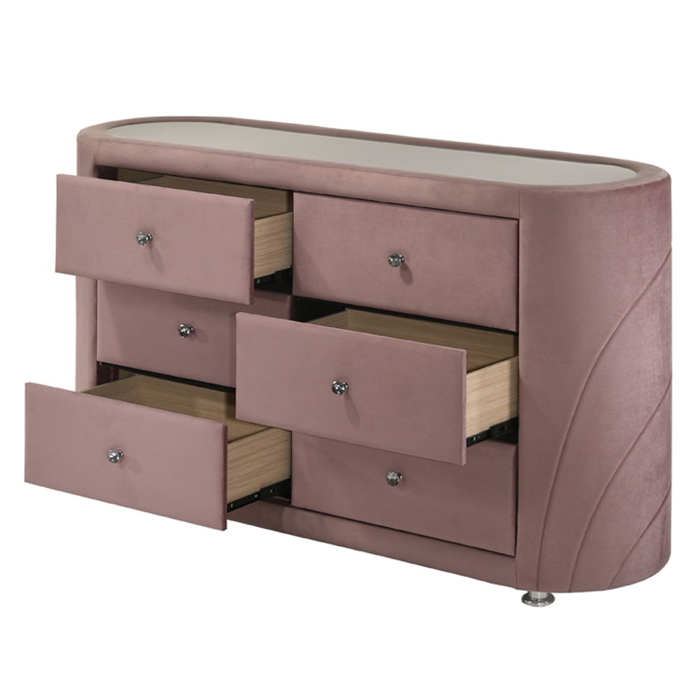 Salonia - Dresser - Pink Velvet