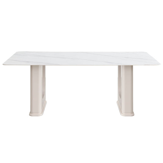 Kalam - Dining Table - Ceramic Top & Beige