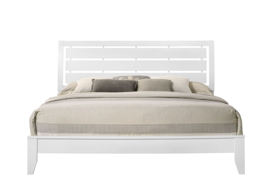 Evan - King 4 Piece Bedroom Set - White