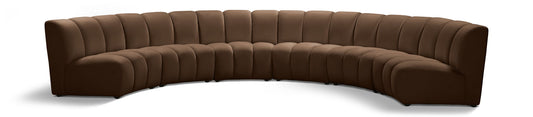 Infinity - 6 Piece Velvet Modular Sectional