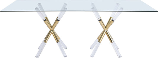 Mercury - Dining Table - Pearl Silver