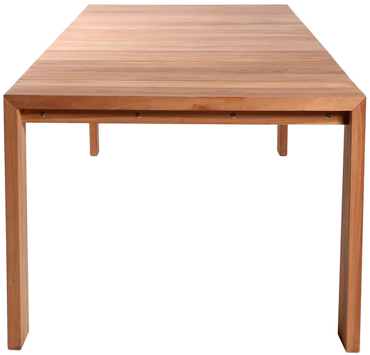 Tulum - Teak Outdoor Patio Dining Table - Natural