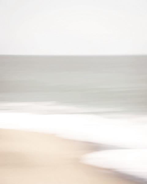 Soft Santa Cruz By Ann Dahlgren (Framed) - Gray