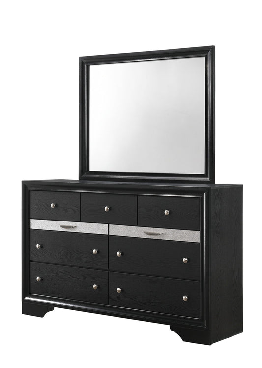 Regata - Queen 4 Piece Bedroom Set - Black