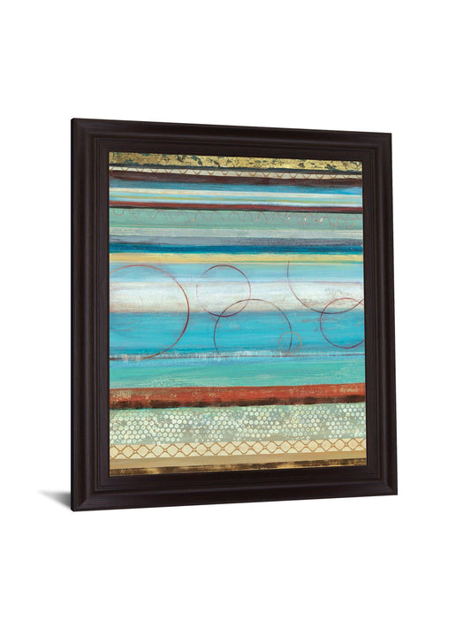 Azure Rhythm - 28" x 34" Framed Wall Art