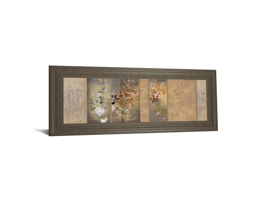 Tea Garden Il By Douglas - Framed Print Wall Art - Beige