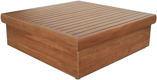 Mirella - Teak Wood Outdoor Patio Coffee Table - Natural