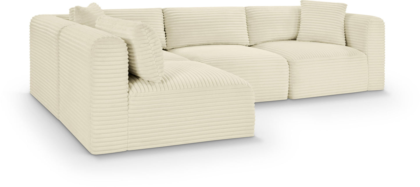 Shaggy - 4 Piece Modular Sectional