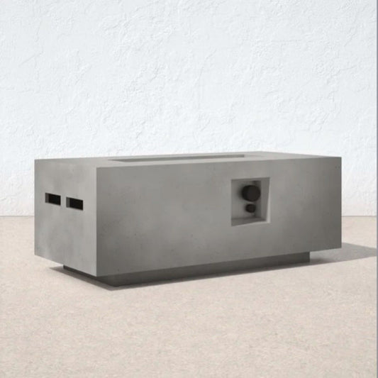 Propane Outdoor Durable Fire Pit Table - Gray