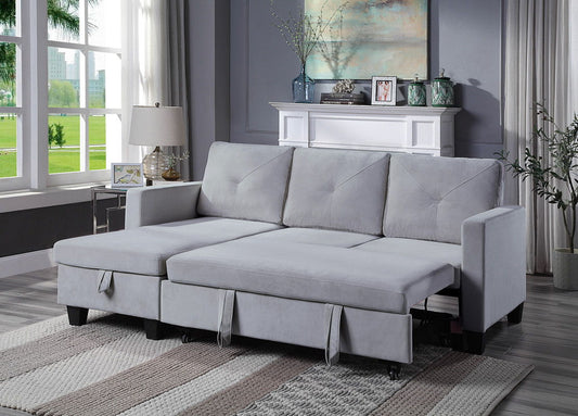 Nova - Reversible Sleeper Sectional Sofa With Storage Chaise