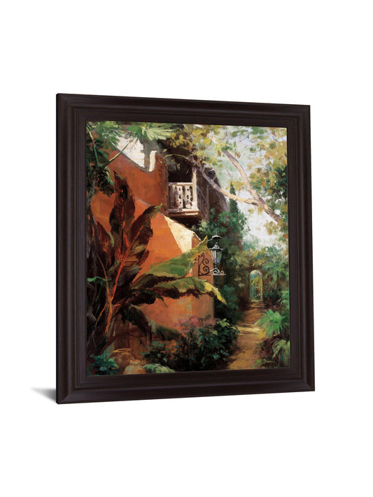 Terracotta Gardenway - 28" x 34" Framed Wall Art