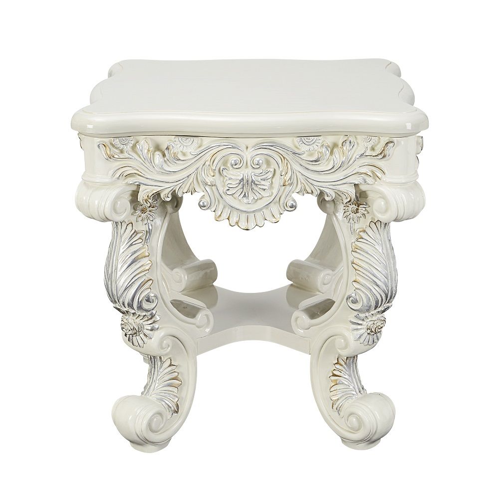 Adara - End Table - Antique White