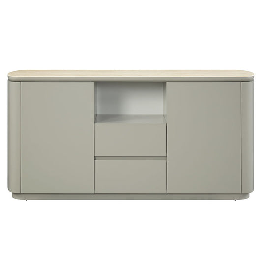 Ingram - Server - Ceramic Top & Light Gray