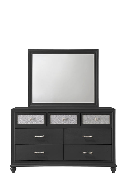 Lila - Queen 5 Piece Bedroom Set - Black