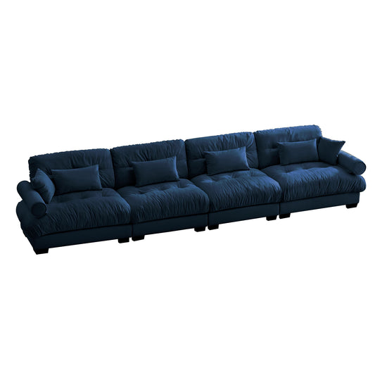 Super Comfort Oversized Modular Sectional Sofa, Deep Seat Convertible L Shaped Couch