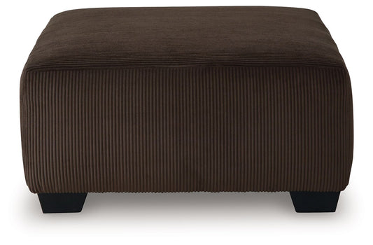 Kimlee - Oversized Accent Ottoman - Chocolate