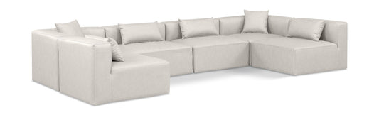 Cube - 6 Piece Modular Armless Sectional