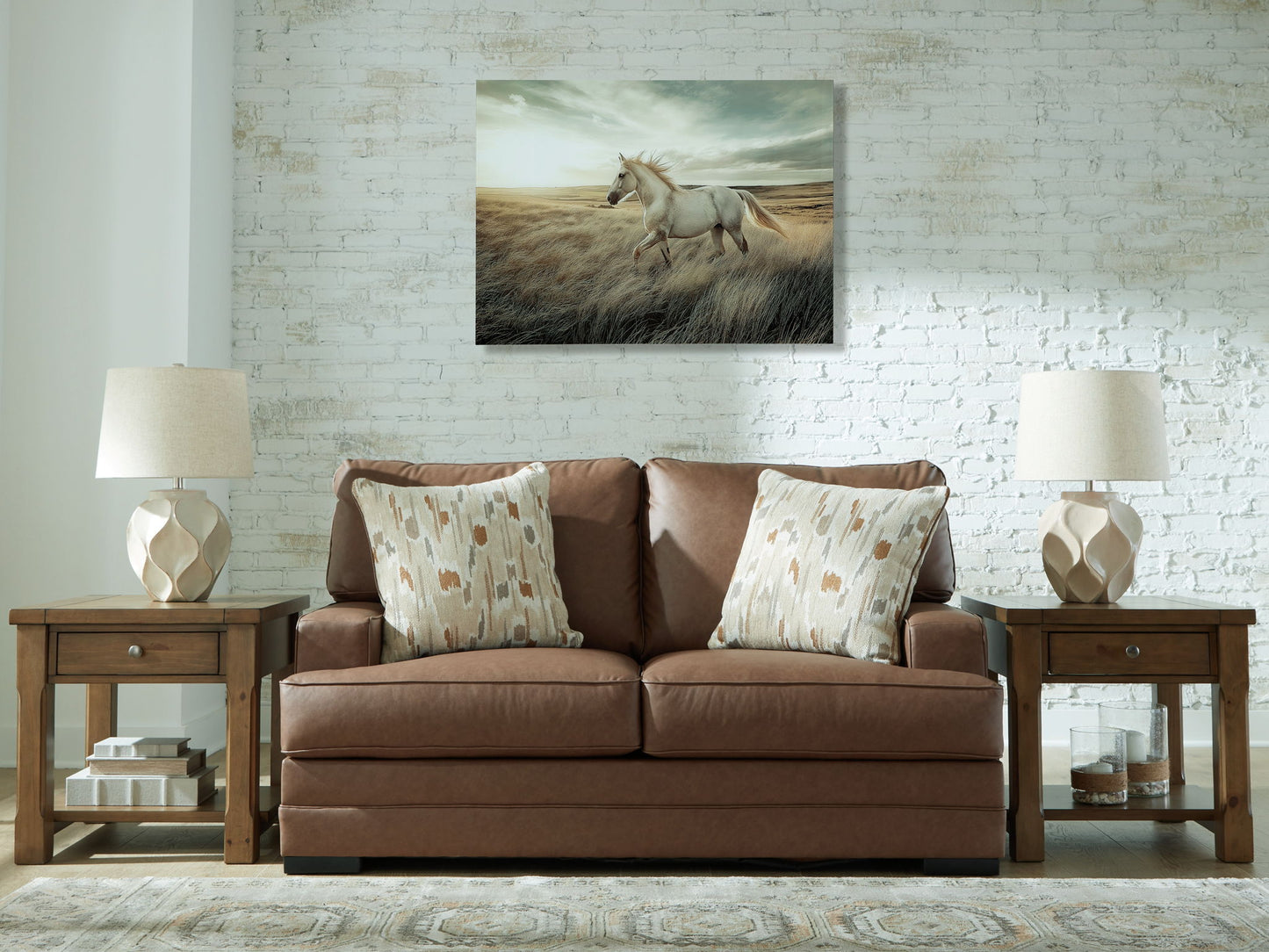 VillaCourt - Loveseat - Caramel