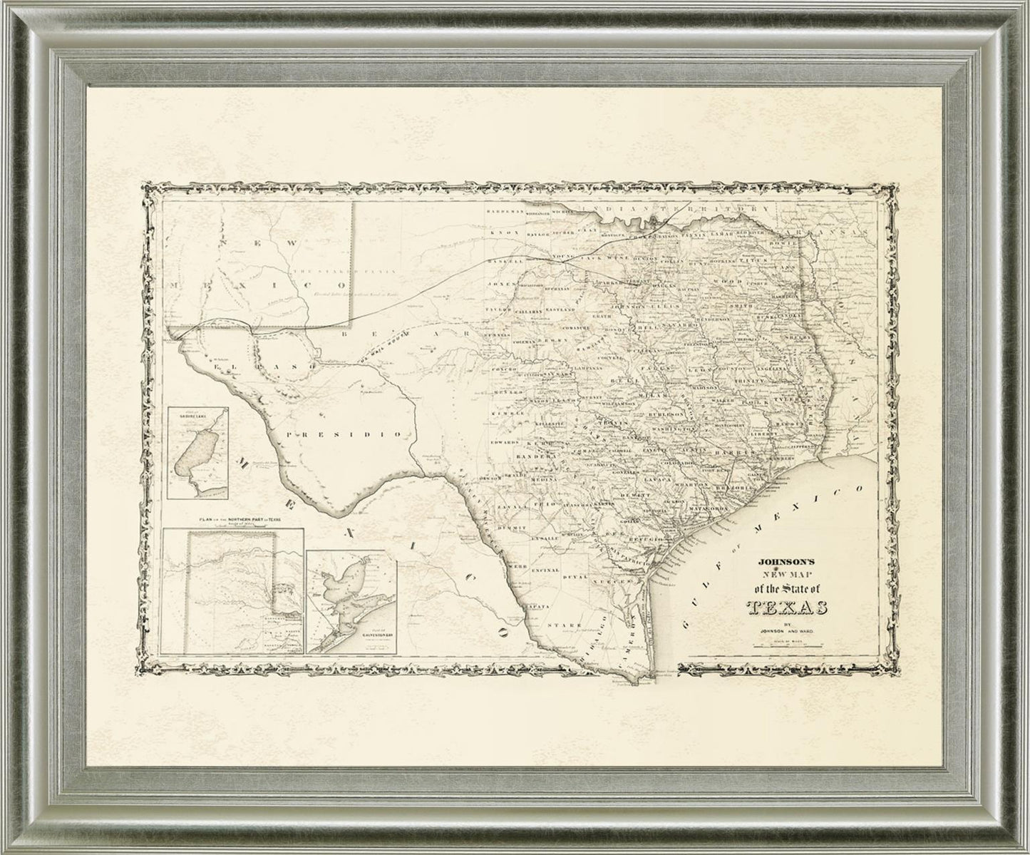 Aged Cartographer - 28" x 34" Framed Wall Art