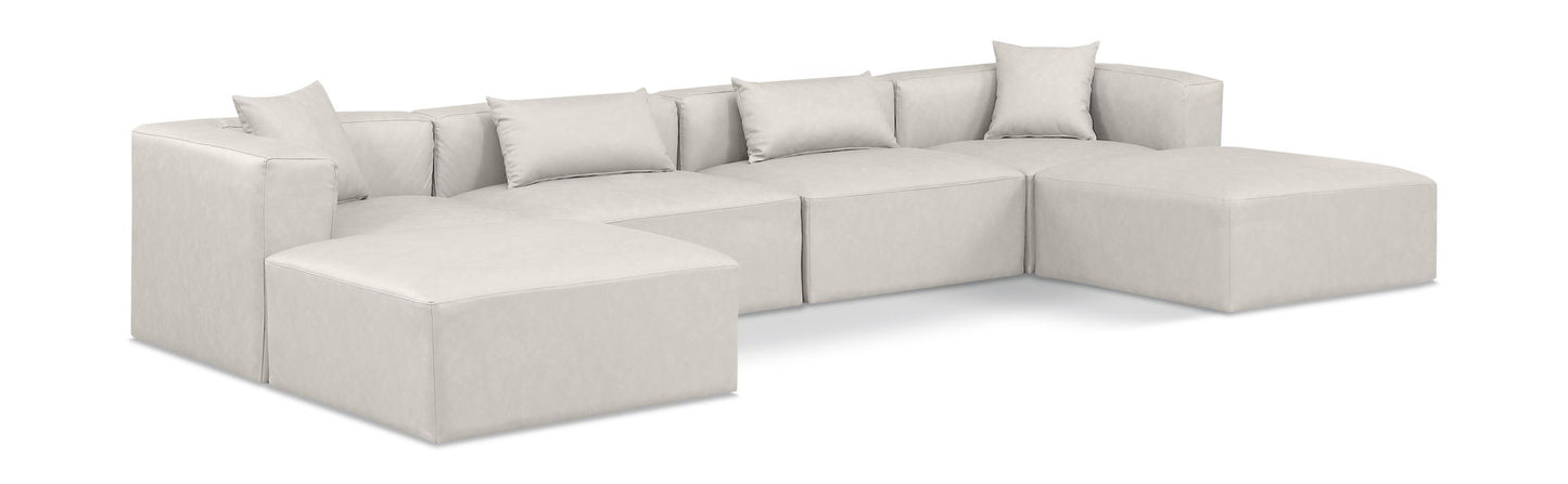 Cube - 6 Piece Modular Double Chaise Sectional