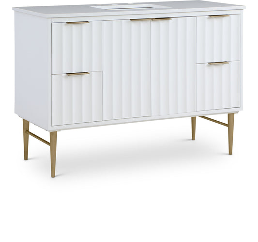 Modernist - Bathroom Vanity With Gold Legs