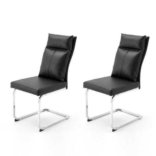 Modern Dining Chair SetWith Soft Cushion Backrest (2 Pieces)