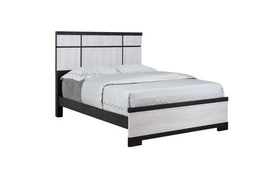 Remington - King 4 Piece Bedroom Set - Black / White