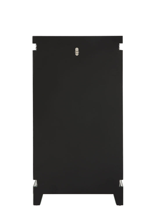 Lotus - Cabinet - Mirrored, Faux Ice Cube Crystals