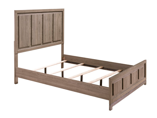 River - Queen 5 Piece Bedroom Set - Light Brown