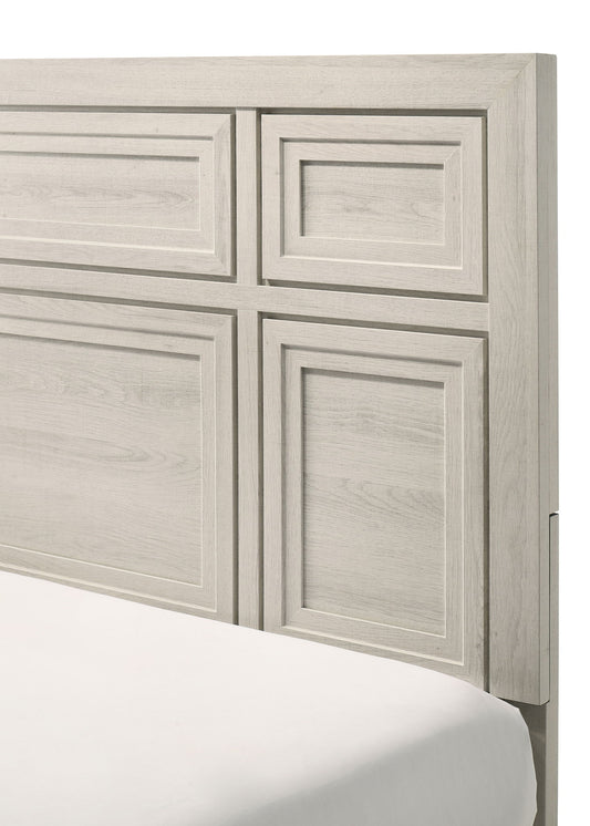 Lorraine - King 5 Piece Bedroom Set - Antique White