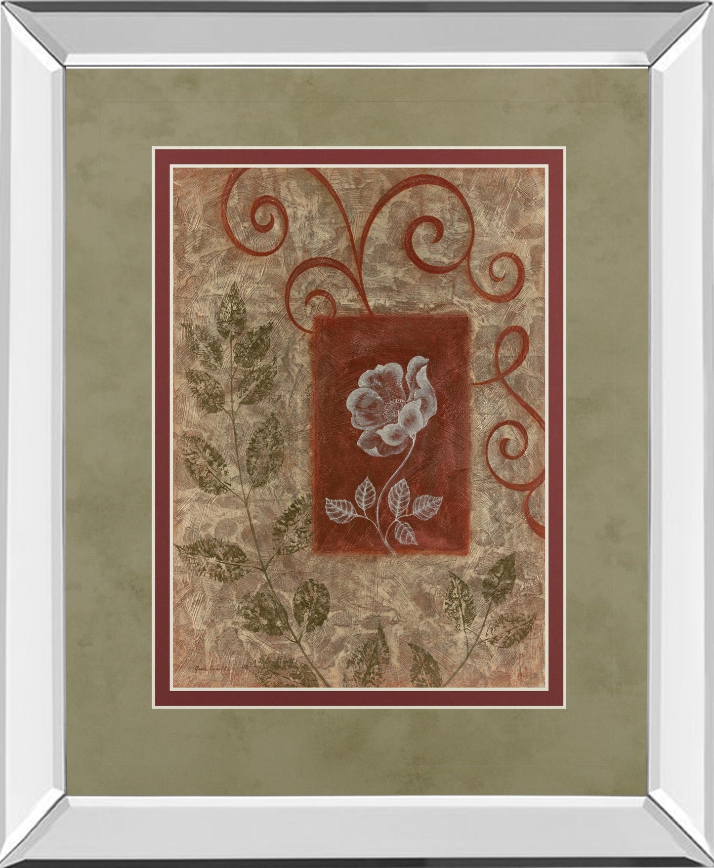 Verdant Blossom - 34" x 40" Framed Wall Art