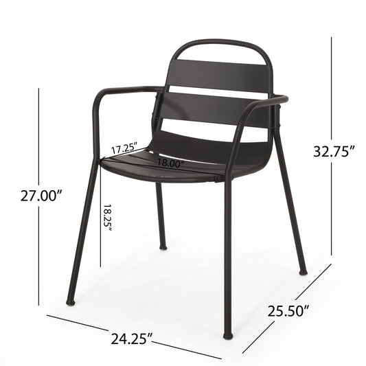 Terra Nova - Bistro Set - Matte Black