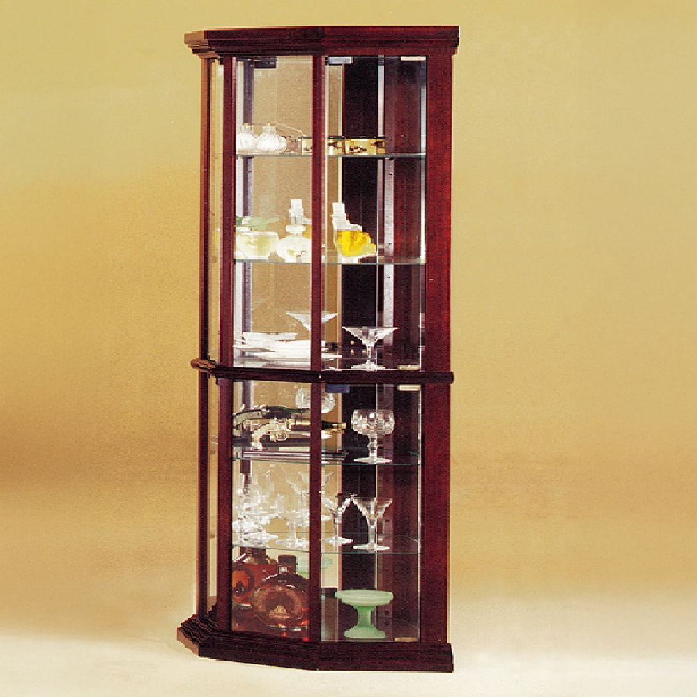 Huxley - Curio Cabinet (Corner) - Cherry