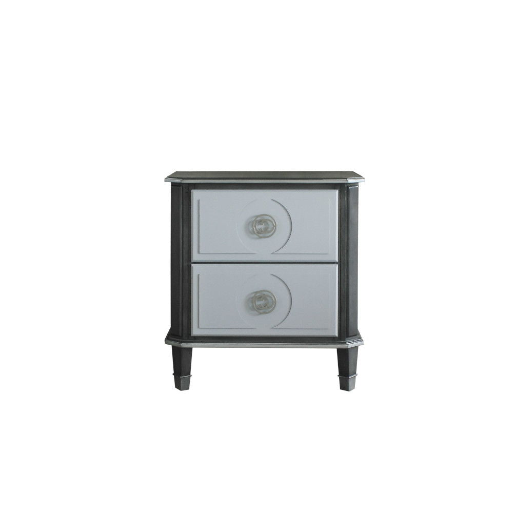 House Beatrice - Nightstand - Charcoal & Light Gray