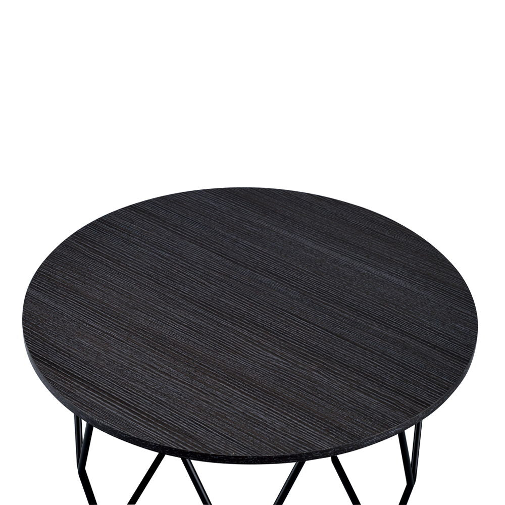 Sytira - Coffee Table - Espresso & Black