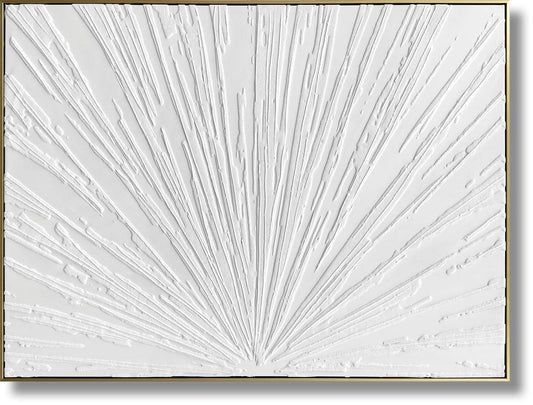 Radiant Eclipse - 35" x 47" Framed Wall Art